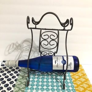 Wine Rack holds 2 full bottles.